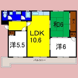 第11愛日ハイツの物件間取画像